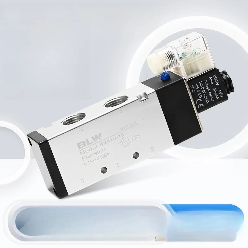 Parts Suitable for solenoid valve 4V210-08/310-10 directional valve 24V pneumatic control valve 220V two-position five-way