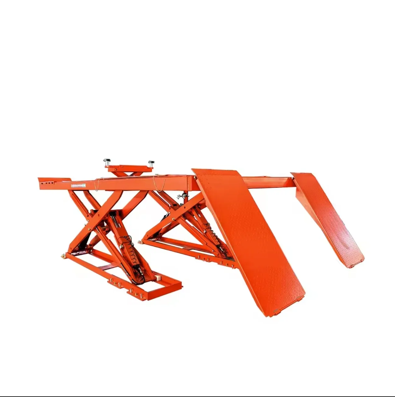 4000kg Heavy-duty Capacitym Smooth And Efficient Ultra-thin Low-profile Car Lift Large Scissor Design Powerful Lifting