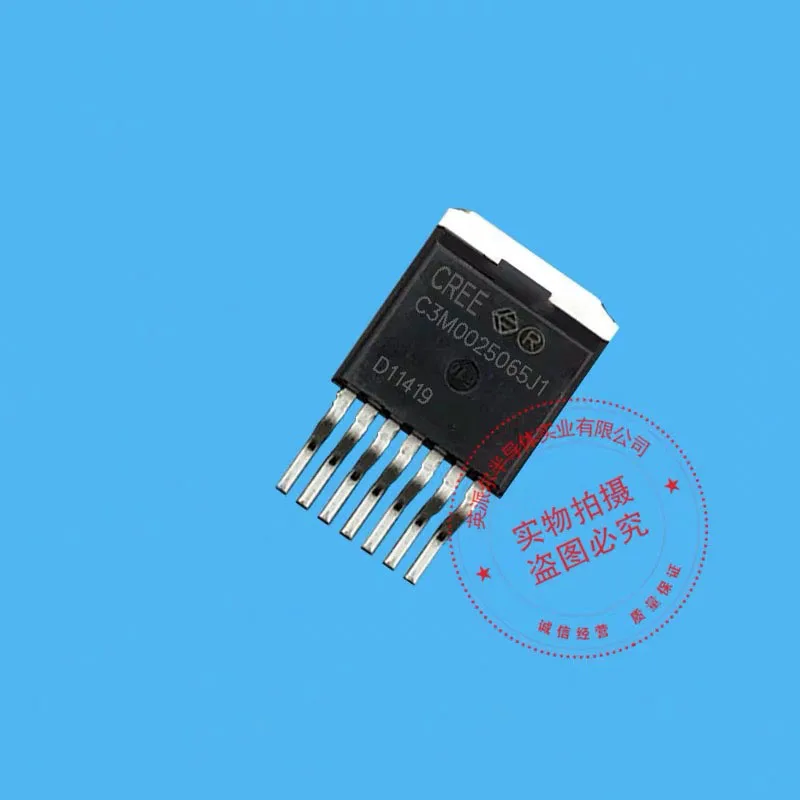 

New Original 1Pcs C3M0025065J1 TO-263-7 80A 650V Silicon Carbide MOSFET In Stock Good Quality