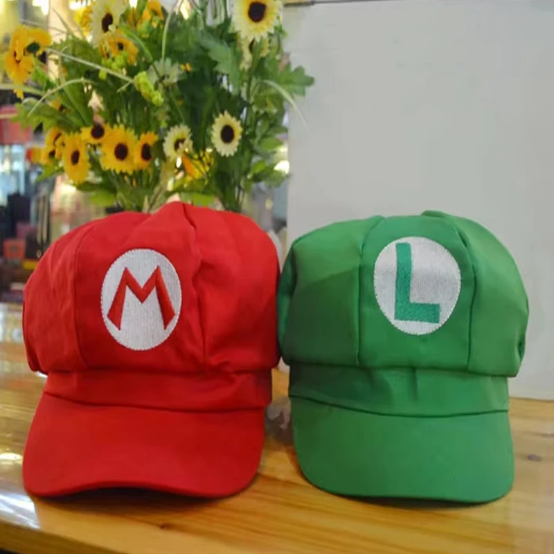 

Super Mario Hat Octagonal Hats Red Cartoon Hip Hop Cap Student Holiday Play Trend Ornament Partys Exquisite Collocation Gifts