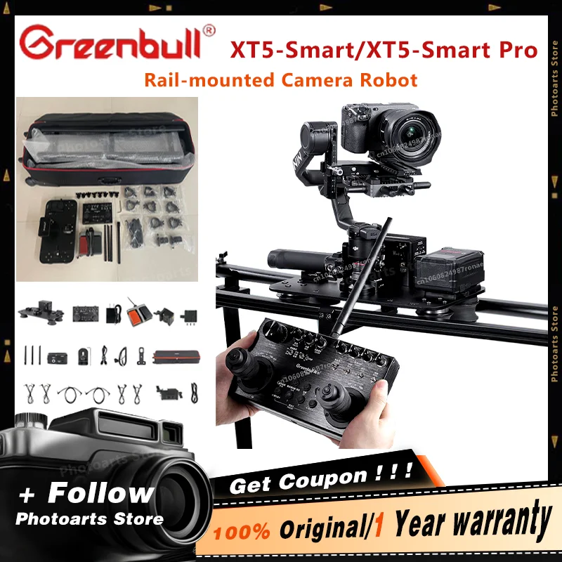 Greenbull XT5-R smart Rail Mounted Camera Robot for RS3 PRO Live Events Shooting Equipment With Remote Control