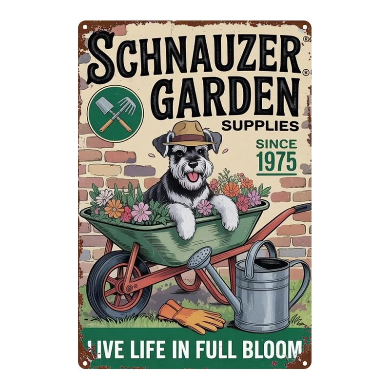2D Flat, 1pc  Metal Sign 