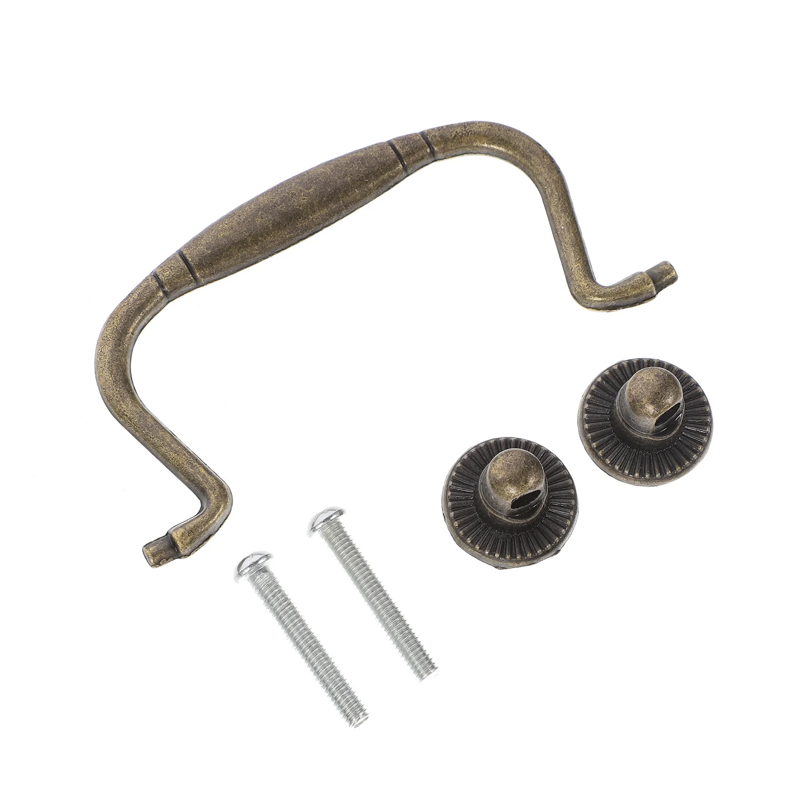 

4Sets Vintage Style Cabinet Handle Zinc Alloy Furniture Pull Replacement for Drawers Wardrobes Door Handles Cabinet Handle