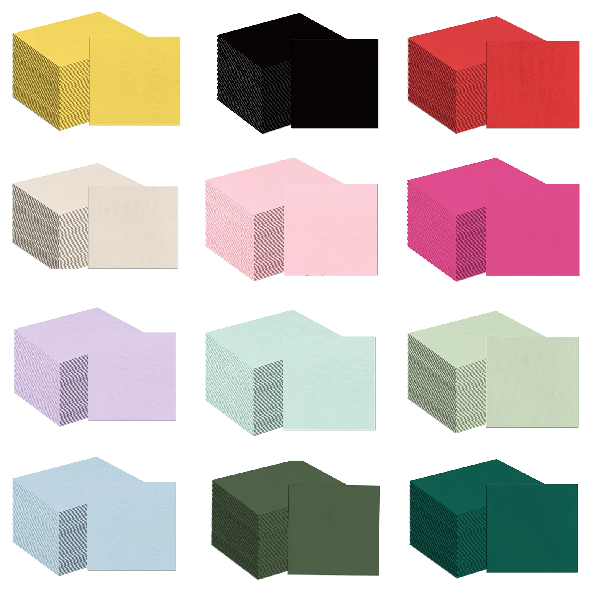 Servilletas desechables con estampado de colores puros, pañuelos de papel para cena, toallas de mano para fiesta de cumpleaños, acampada al aire libre, 20/40/60 Uds.