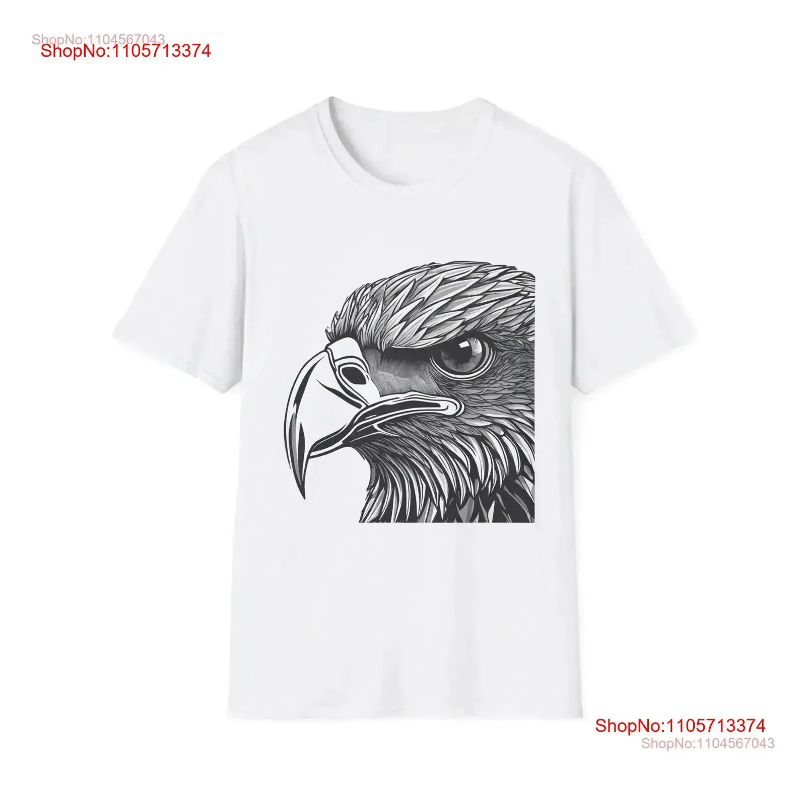 Artistic Eagle Handcrafted Freedom in Motion Softstyle T Shirt vintage Washed Versatile Slightly Stylish designer clothes