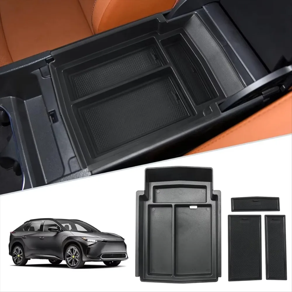 ZF- F Organizador de consola central para Toyota BZ4X Subaru Solterra 2023 2024