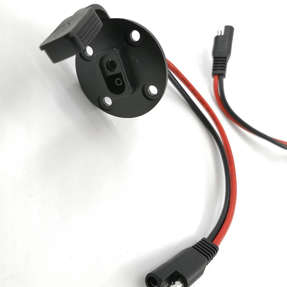 

4Sets Sae Sidewall Port Connector Flush Mount Power Plug Solar Panel Motorcycle Tractor Sae Power Connector