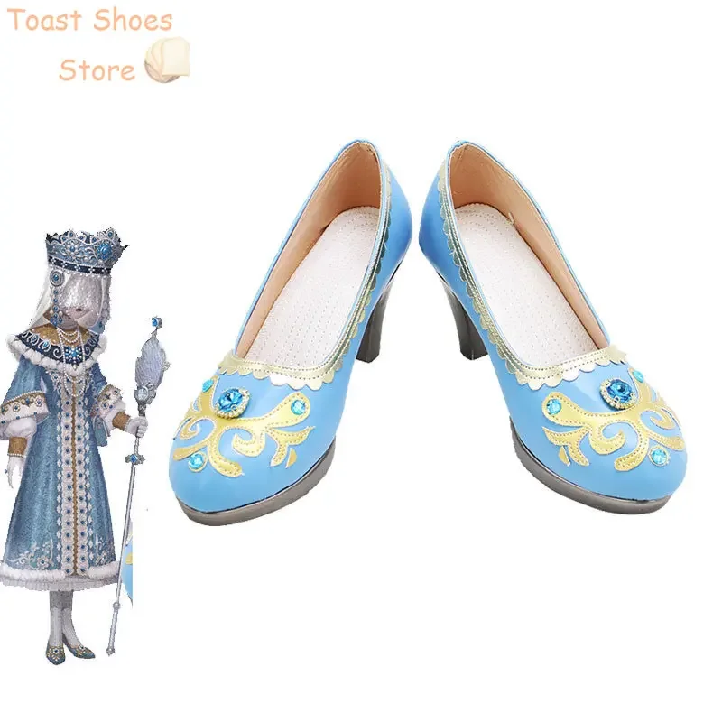 Melly Plinius Cosplay Shoes Game Identity V Entomologist Sophia Cosplay Prop PU Leather Shoes Halloween Boots Costume Prop