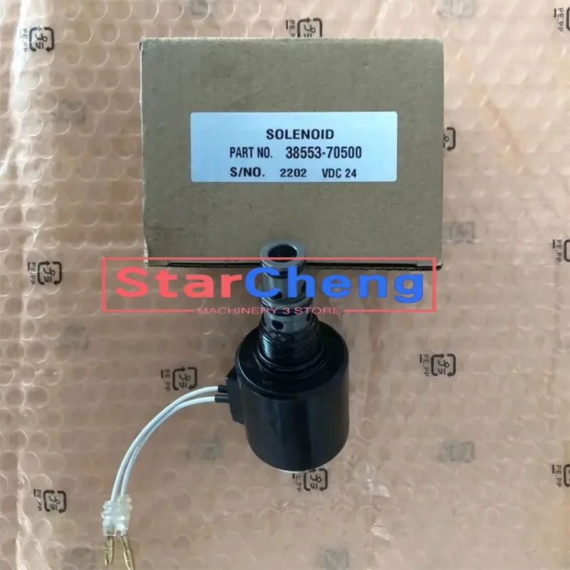 

Construction Machinery Parts Excavator Crane Solenoid Diversion Valve SD1231-C-11 DC24V Solenoid Valve 38553-70500 Accessories