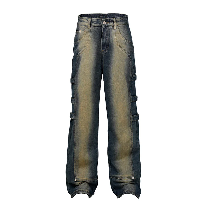 

Fashion Style Hi Street Casual Jeans Pants Streetwear Harakuju Vintage Denim Trousers For Male