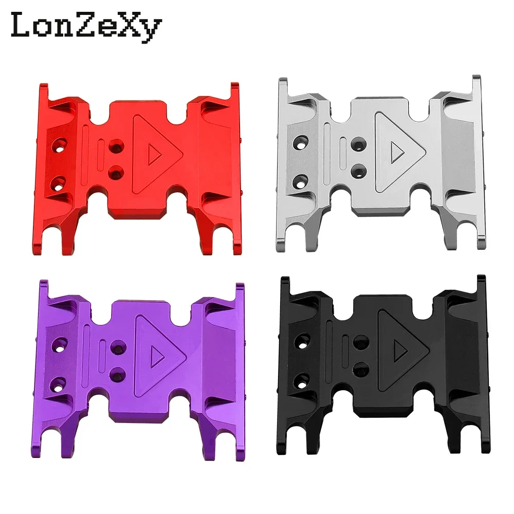 1pc Metal Aluminum Alloy Transmission Holder Skid Plate for 1/10 RC Crawler Axial SCX10 II 90046 AXI90075 Upgrade Parts