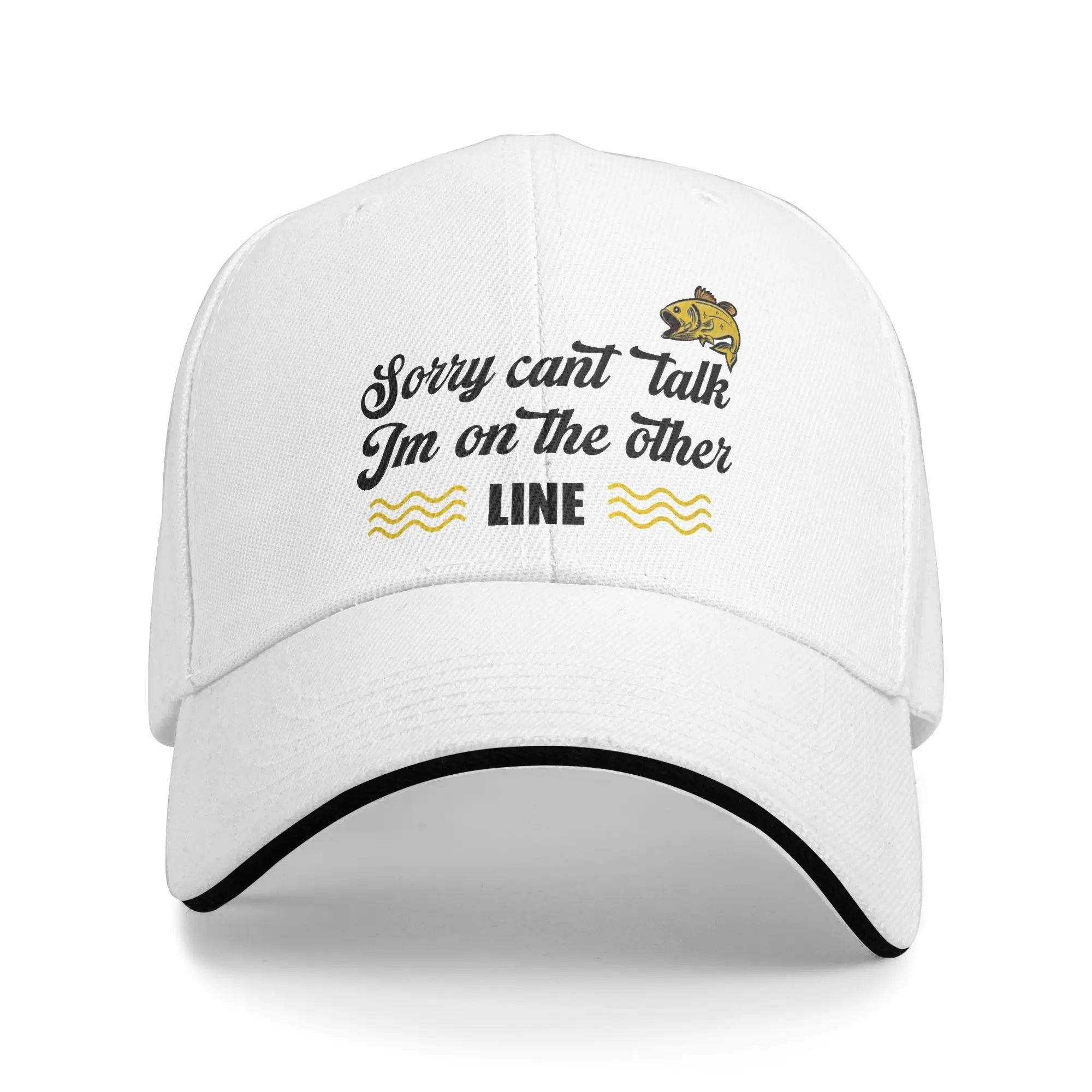 Classic  Sorry Can't Talk I'm On My Other Line Golf Hat Unisex Trucker Hat  Formal Workouts Adjustable Sun Hats