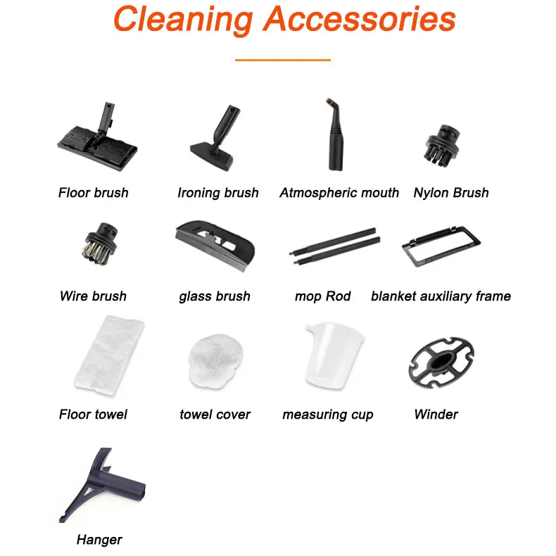 AC220-240V 50-60 2200w 4.0 บาร์อุณหภูมิสูงไอน้ําทําความสะอาด mop แบบพกพาไฟฟ้านึ่ง mop 2.1L ถังน้ํา