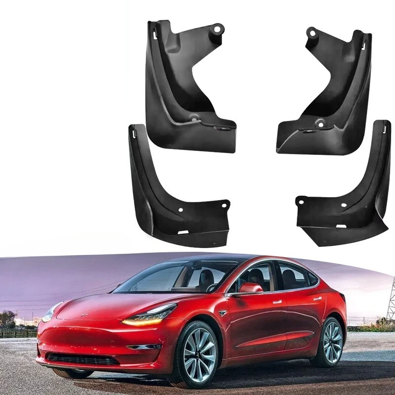 

Брызговики для Tesla Model 3 2016-2019, передние и задние, защита от брызг