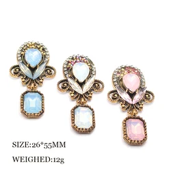 2PCS26 * 55MM Fashion New Metal Diamond Protein Belt Hanger for Clothing Decoration, Bowknot Hair Accessories Handmade Accessori