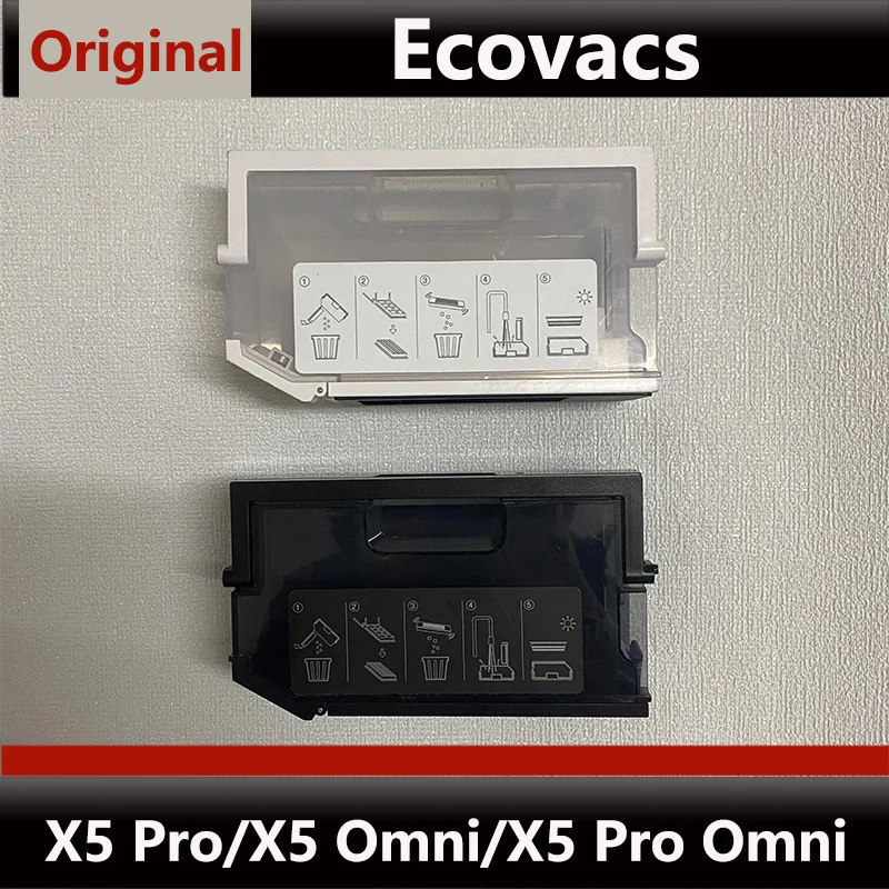 Origina Ecovacs X5 Pro/X5 Max vacuum cleaner parts, the dust box of X5 Pro Plus/Mate X dust collection box, 95% new consumables.