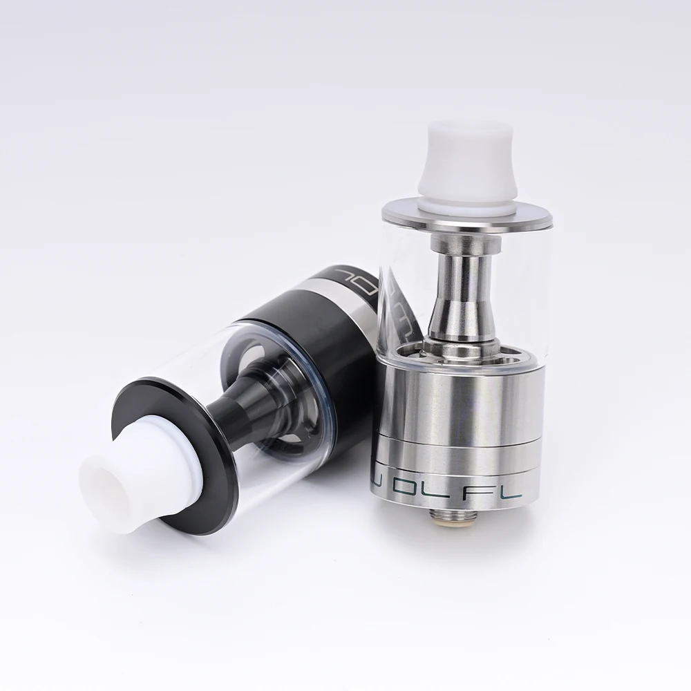 

Wolfcoolvape Dvarw DL FL RTA rebuildable tank atomizer Single Coil 24mm 316SS Rebuildable Tank 3.5ml/6ml rta