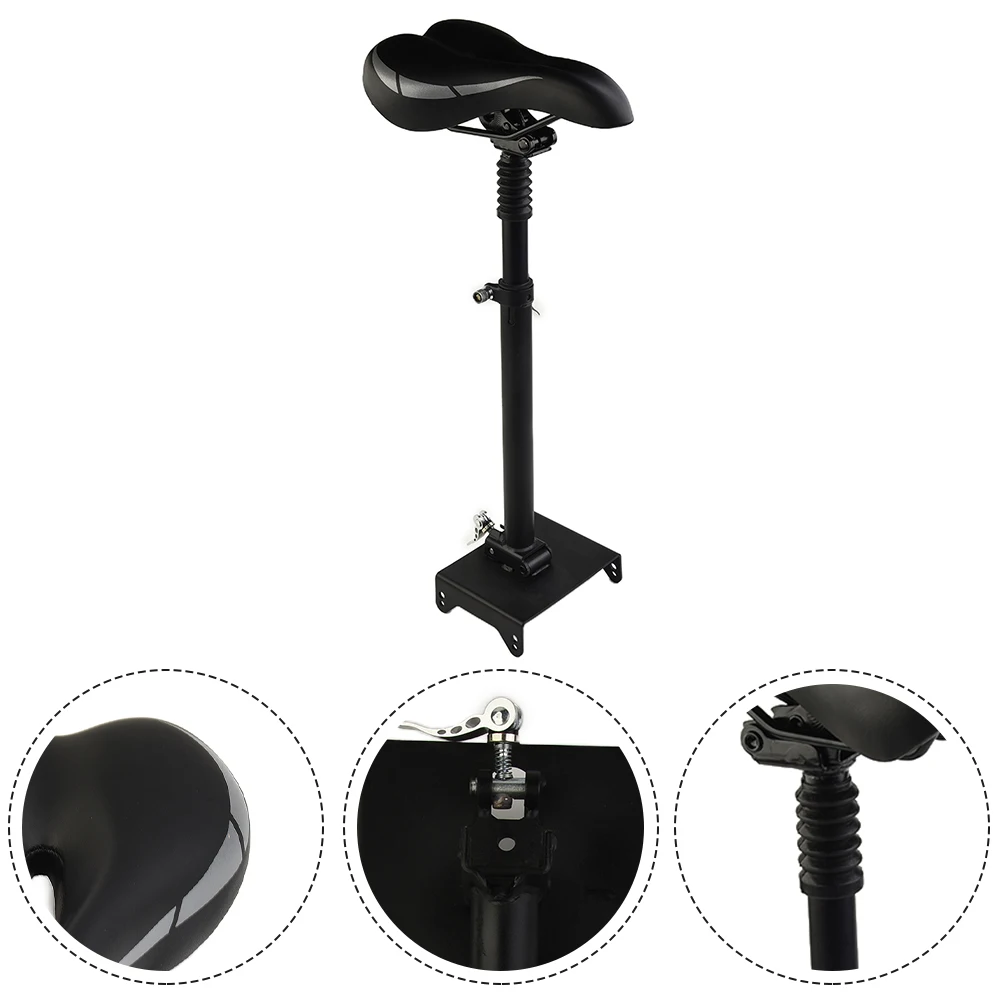 

Seat Saddle Cushion Accessories Replacement Saddle Scooter Seat Steel W/ Bracket W/ Seat Tube For Ninebot ES1 ES2
