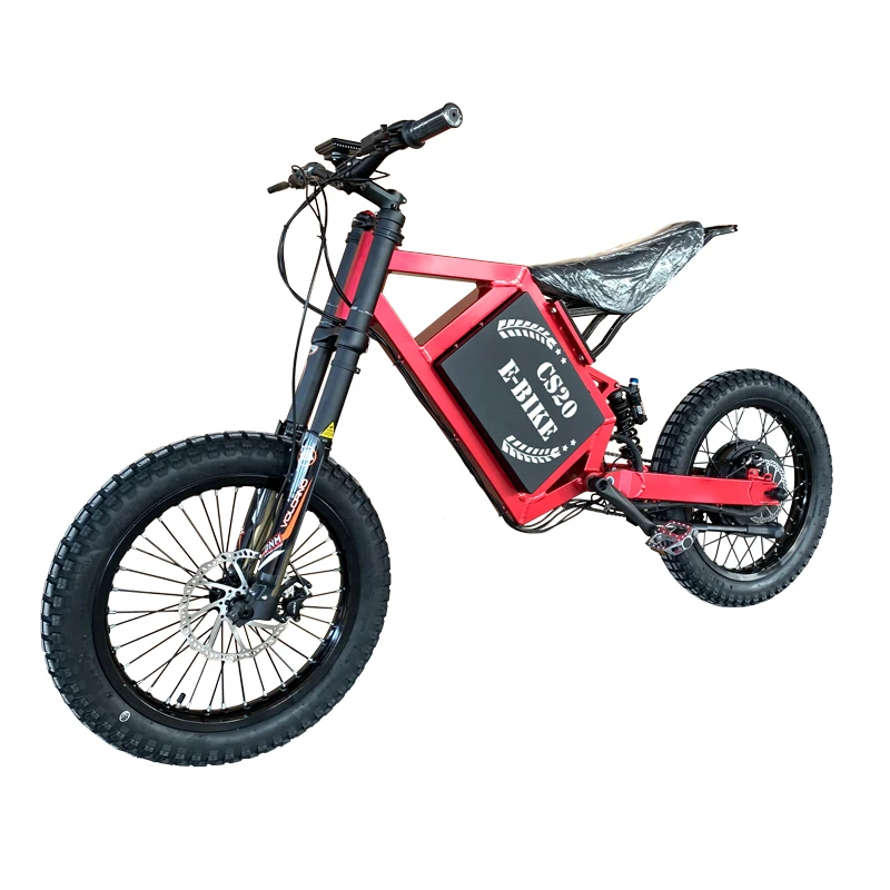 Hot Sale E Dirt Bike CS20 5000-15000W 72V 26AH 50AH Five Colors Electric Bicycle Motorcycle E Bike Adult Bikes
