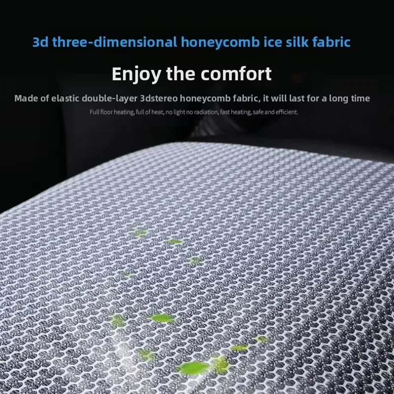 Summer Car Seat Cushion 3D Honeycomb Breathable Cushion USB Interface Fan Blowing Comfortable Cool Cushion for Car Home Cushion view 5