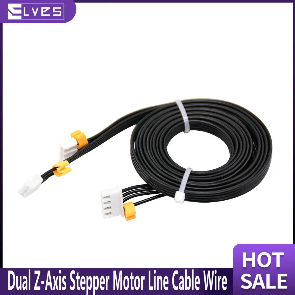 

ELVES 3D Printer Parts Ender3/CR10 Dual Z-Axis Stepper Motor Line Cable Wire 1.5m Length For CR-10 CR10S/Ender-3 3D printer