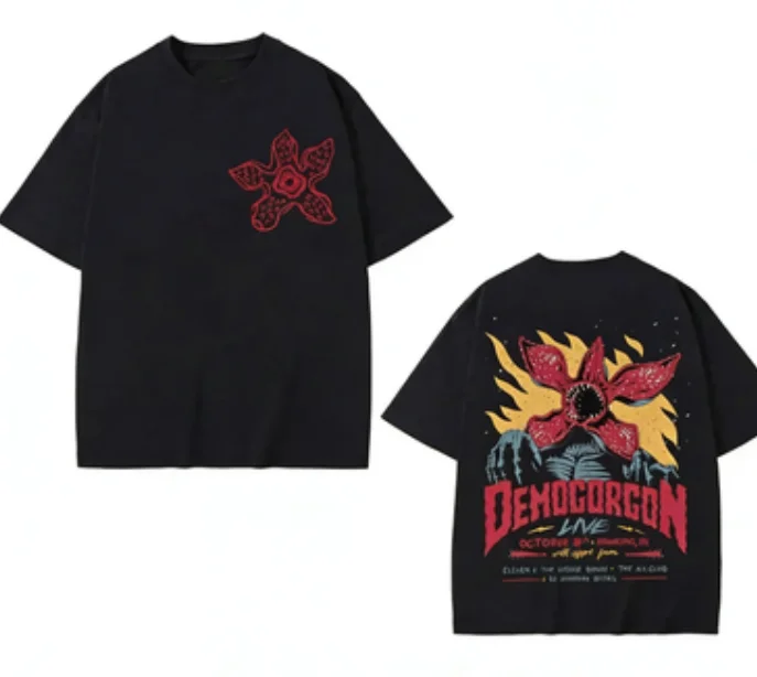 إدي مانسون تي شيرت غول طباعة تي شيرت الرجال والنساء الملابس الرجعية القوطية موضة تي شيرت الصيف تي شيرت 100% القطن الخالص