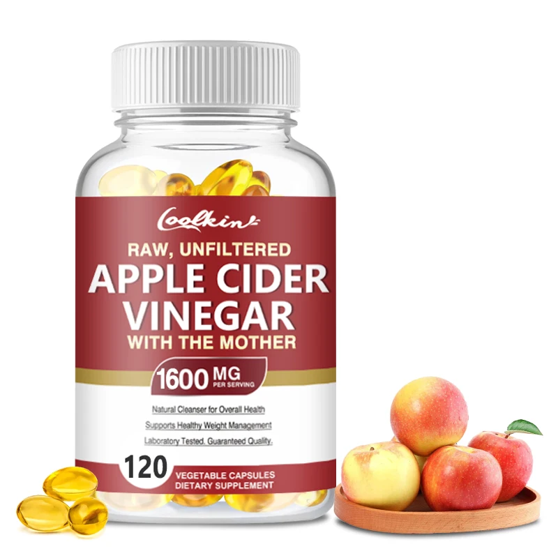 Apple Cider Vinegar Capsules - Weight Management Detox Relieve Bloating and Constipation, Improved Digestive Health