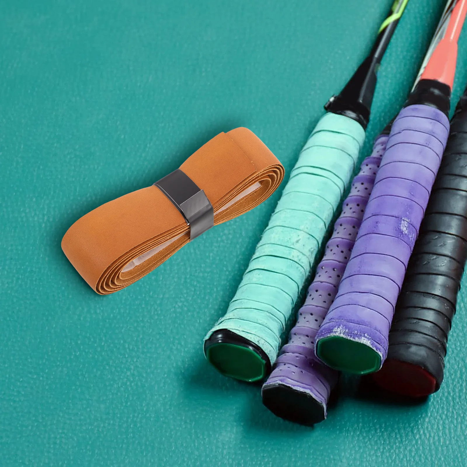 

Non Slip Tennis Racket Grip Tape Sweat Absorbing Handle Wrap Sports Badminton Bicycle Handlebar Cover Badminton Grip