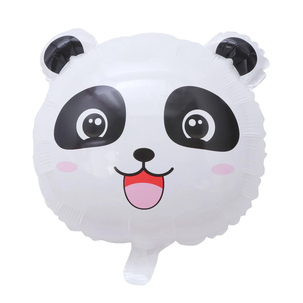

6Pcs Panda Head Balloon Creative Cartoon Style Aluminum Foil for Birthday Party Decoration Festival Balloon Photo Props