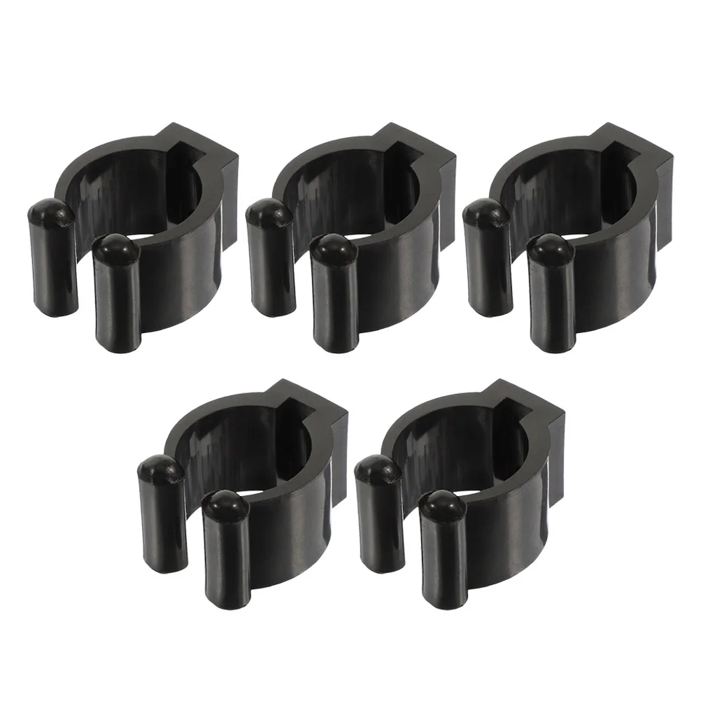 5 PCS Plastic Club Clamp Pool Stick Rack Pole Clips Billiards Cue Locating Holder Fishing Rod Table Snooker