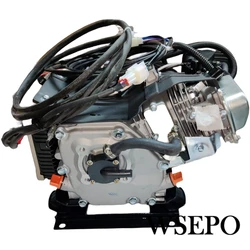 WSE5000SH 5KW acqua fredda avvio automatico gpl NG propano benzina carburante DC batteria di ricarica Extender generatore per E-triciclo Mini EV