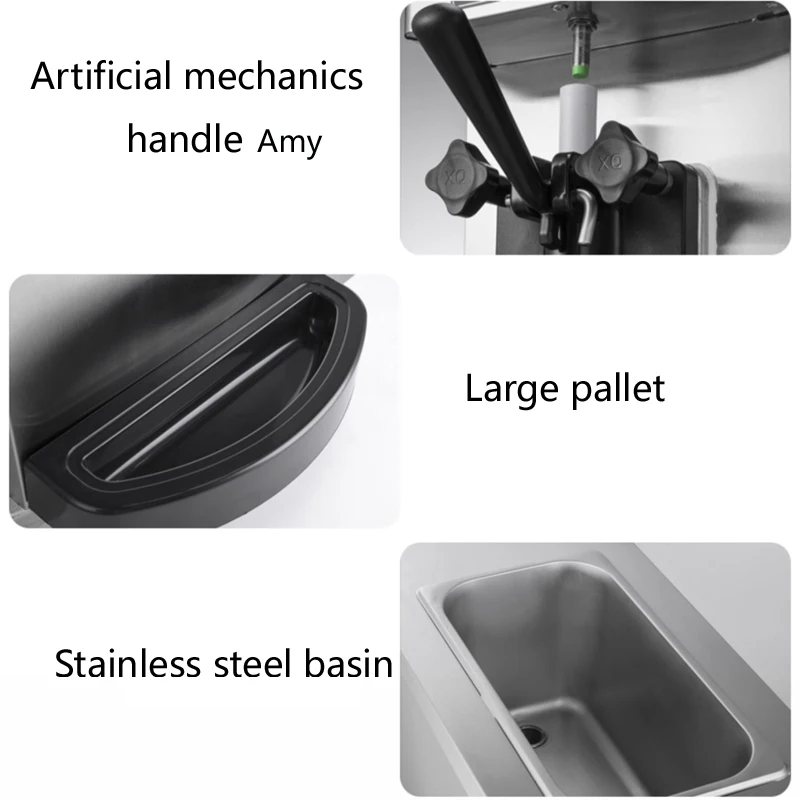 Factory Direct Ice Cream Makers Commercial Desktop Soft Ice Cream Machine Stainless Steel Ice Cream Machine Price