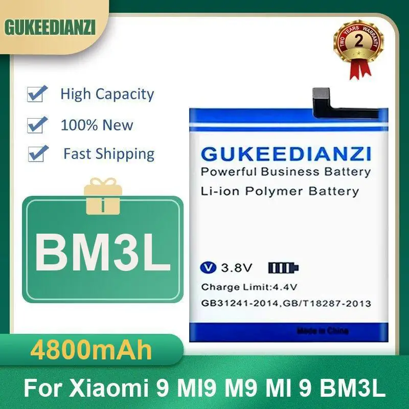 Battery For Xiaomi Pocophone X3 Poco Pro 11T 5G Mix 4 9 MI9 M9 MI F3 Redmi K40 K40Pro note 9s 7 8/8T Note8 Note8T (not Note6)
