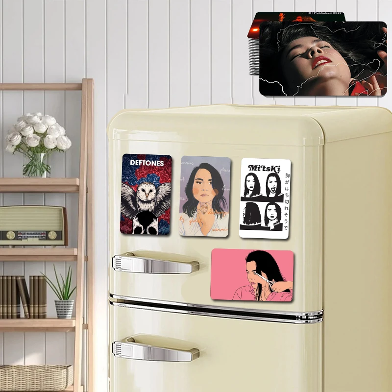 

New Mitski Drake Deftones Band Refrigerator Magnet Can Be Used for Refrigerator Wall Door Officechildren's Room DIY Decoration