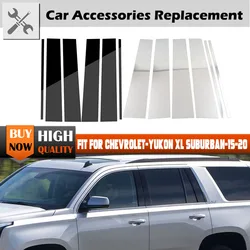 Rhyming For Chevrolet Suburban/GMC Yukon XL 2015 2016 2017 2018 2019 2020 Car Pillar Posts Door Window Trim Sticker Accessories