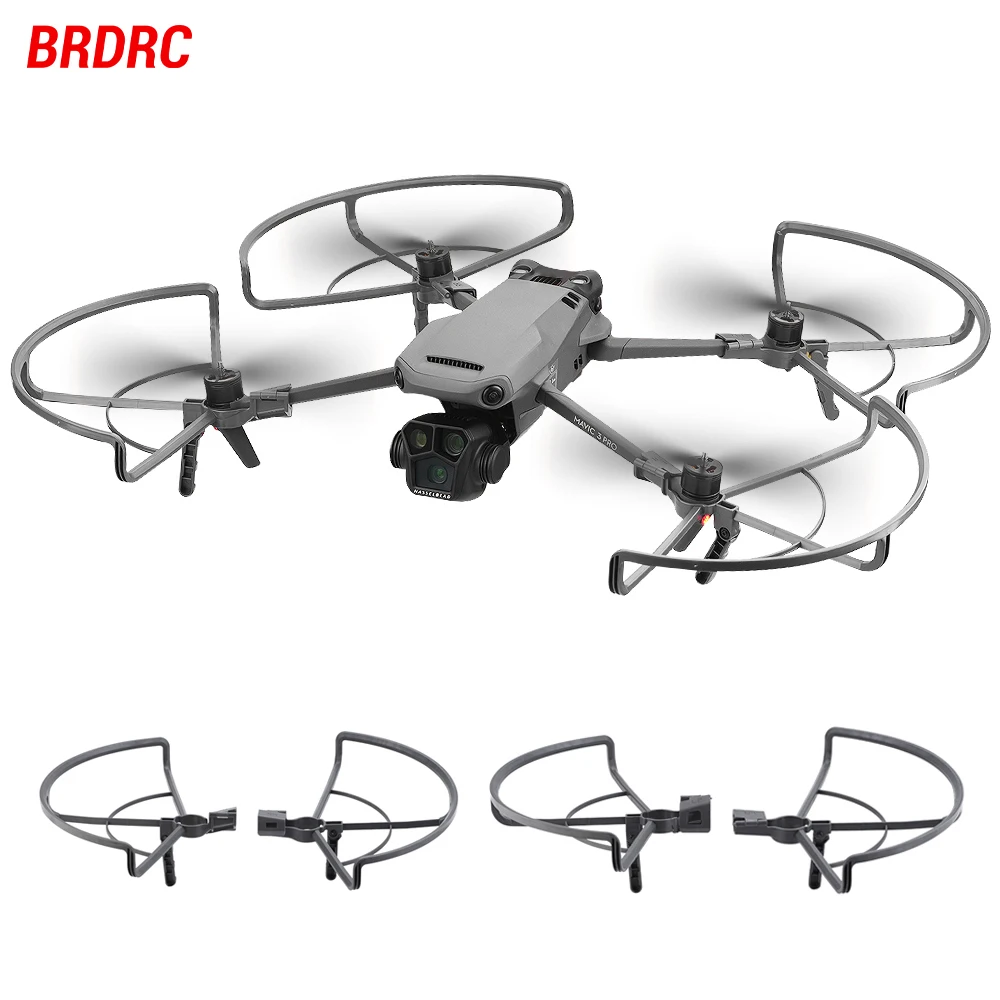 BRDRC Propeller Protector for DJI Mavic 3/3 Classic Drone Propeller Guard Props Wing Fan Cover Protective Ring Cage Accessory