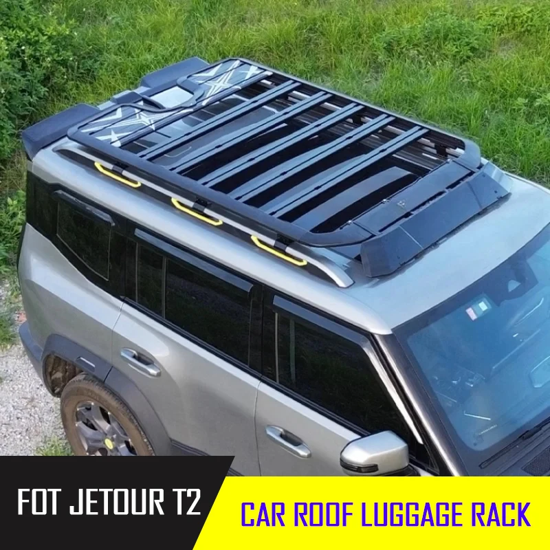 Auto Roof High Quality Luggage Rack Front Windshield Spoiler Fit for JETOUR Traveler T2 2023-2025 Roof Platform Decorative Parts