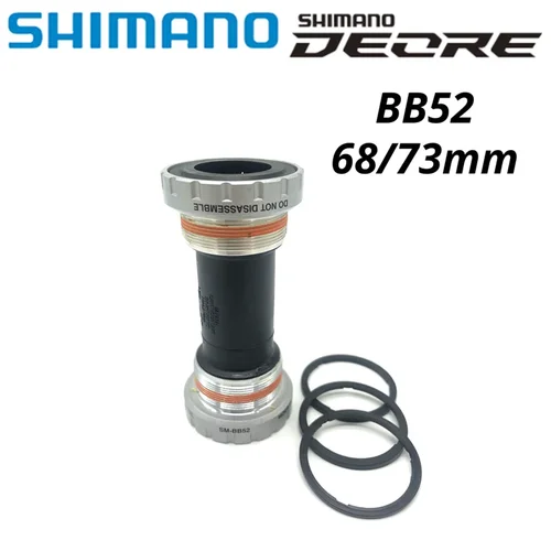 Shimano Deore SM-BB52 soporte inferior para bicicleta de montaña 68 73 MM BB52 soporte inferior para m4050 m6000 m4100 m5100 m6100 rueda de cadena