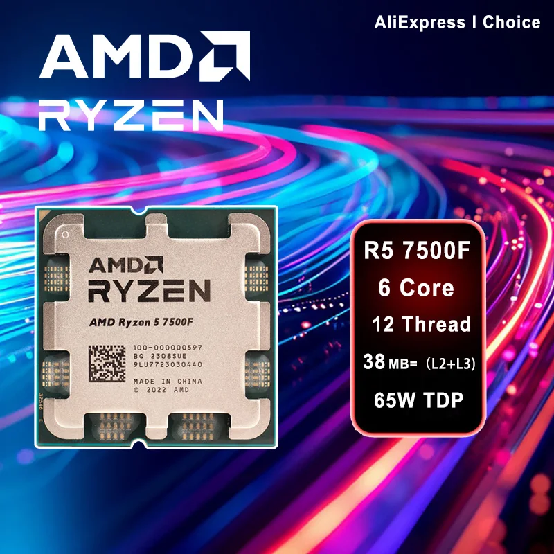 

Desktop processor AMD Ryzen 5 7500F NEW R5 7500F
