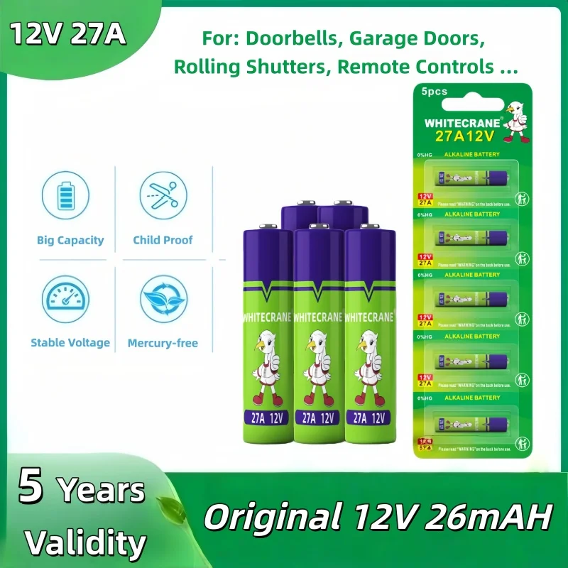 الأصلي 5-100 قطعة A27 12 فولت بطارية قلوية L828 MN27 GP27A LR27A ل جرس الباب التحكم عن بعد سيارات لعبة ساعة فتحت باب المرآب #1