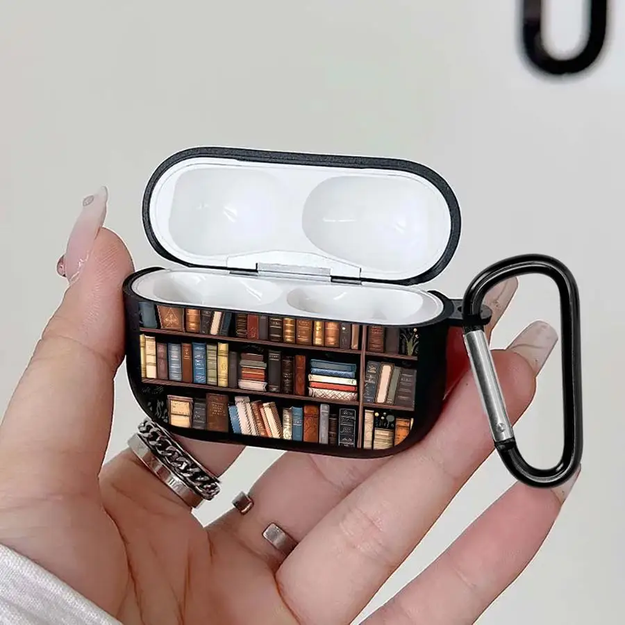 

The Art Of Books Case For Airpods Pro3 2 1 Pro Pro2 4 3 Earphone Cases Cover