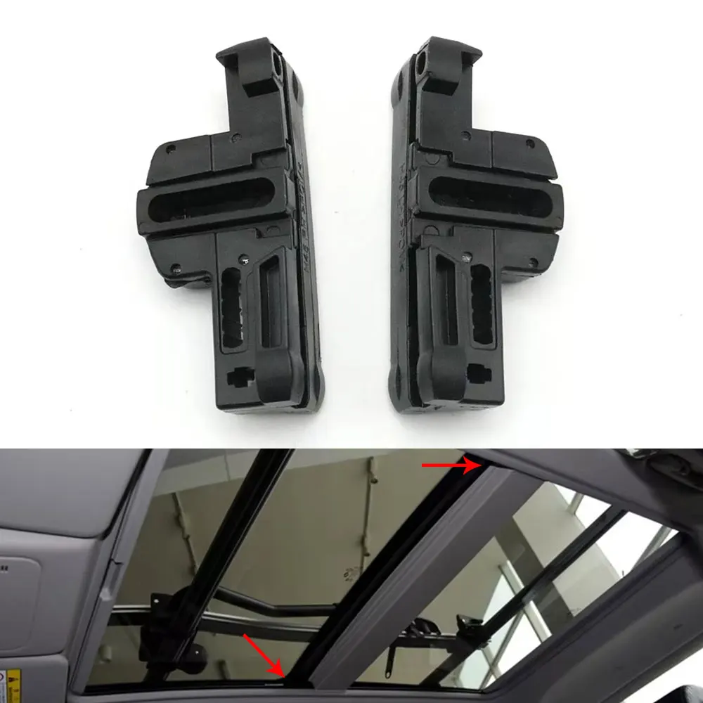 

Left and Right Sunroof Glass Slideway Skylight Slider Clip Ceiling Bracket For Renault Koleos HY 2008-2016 918062605R 913819569R