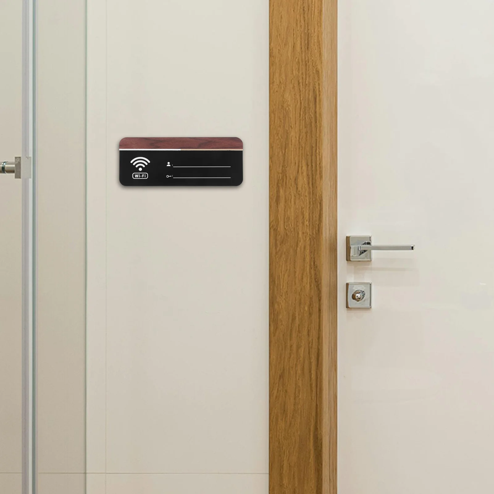 شبكة واي فاي حساب كلمة المرور علامة أكريليك للمنزل غرفة الضيوف الأعمال واي فاي عرض مجلس كتاب كلمة المرور الزخرفية #2