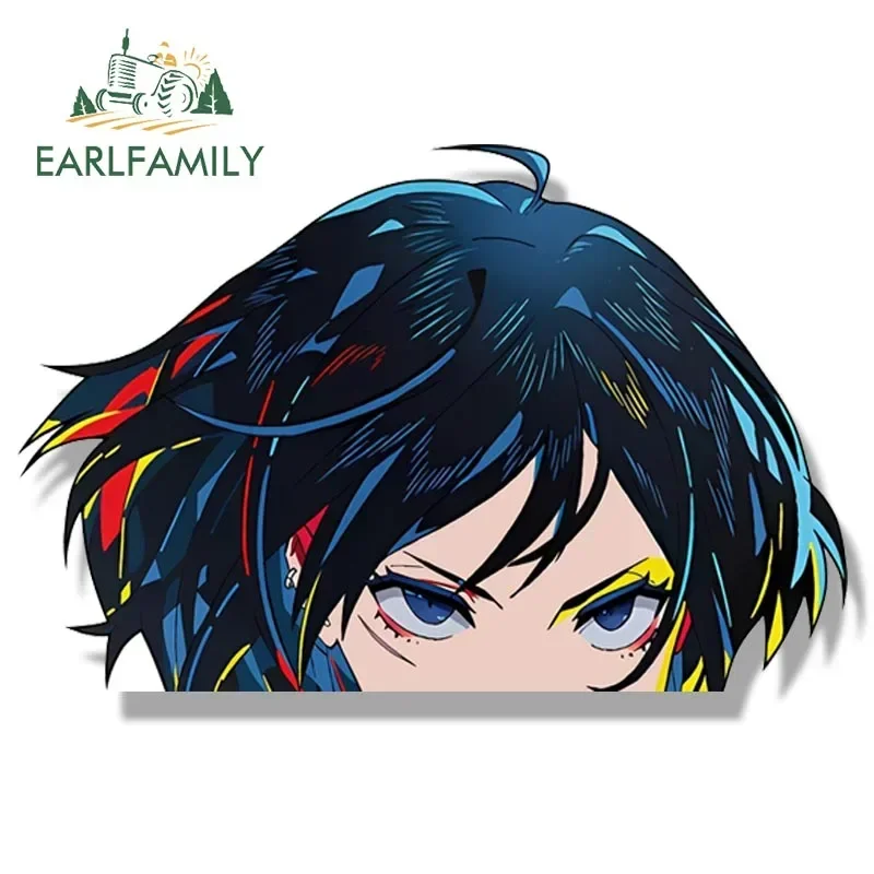 EARLFAMILY الشرير ميكاسا أكرمان Fanart سيارة ملصق أنيمي رسم Waifu ثلاثية الأبعاد ملصق JDM الكرتون Peeker فتاة ملصقات