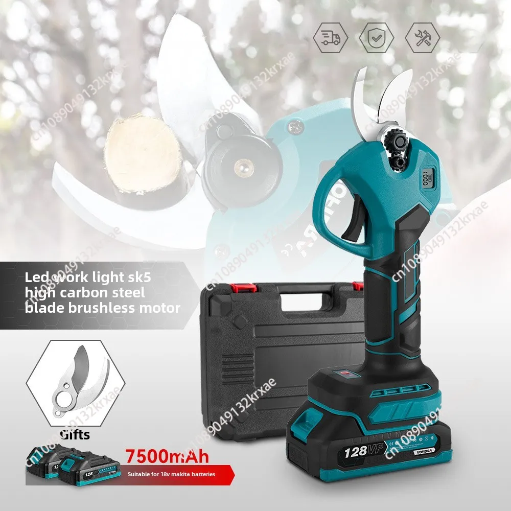 

30Mm Cordless Electric Pruning Shears Brushless Electric Scissors Rechargeable Garden Power Tool for Makita Batteries