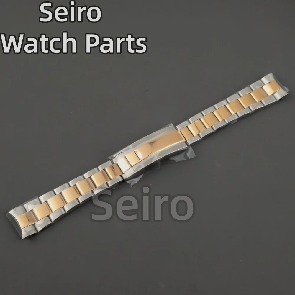 سوار ساعة من الفولاذ المقاوم للصدأ فضي مصقول متوسط 20 ملم لساعة رولكس طاقم الغواصة GMT دايتونا سوار معصم قابل للطي #6