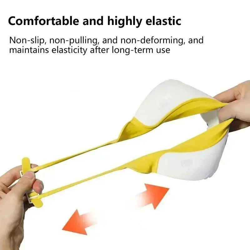 1/2 قطعة من منتجات شامبو الأطفال، قبعات سيليكون لحماية الأذن، أدوات أكواب حمام الأطفال، ألعاب الحمام #6