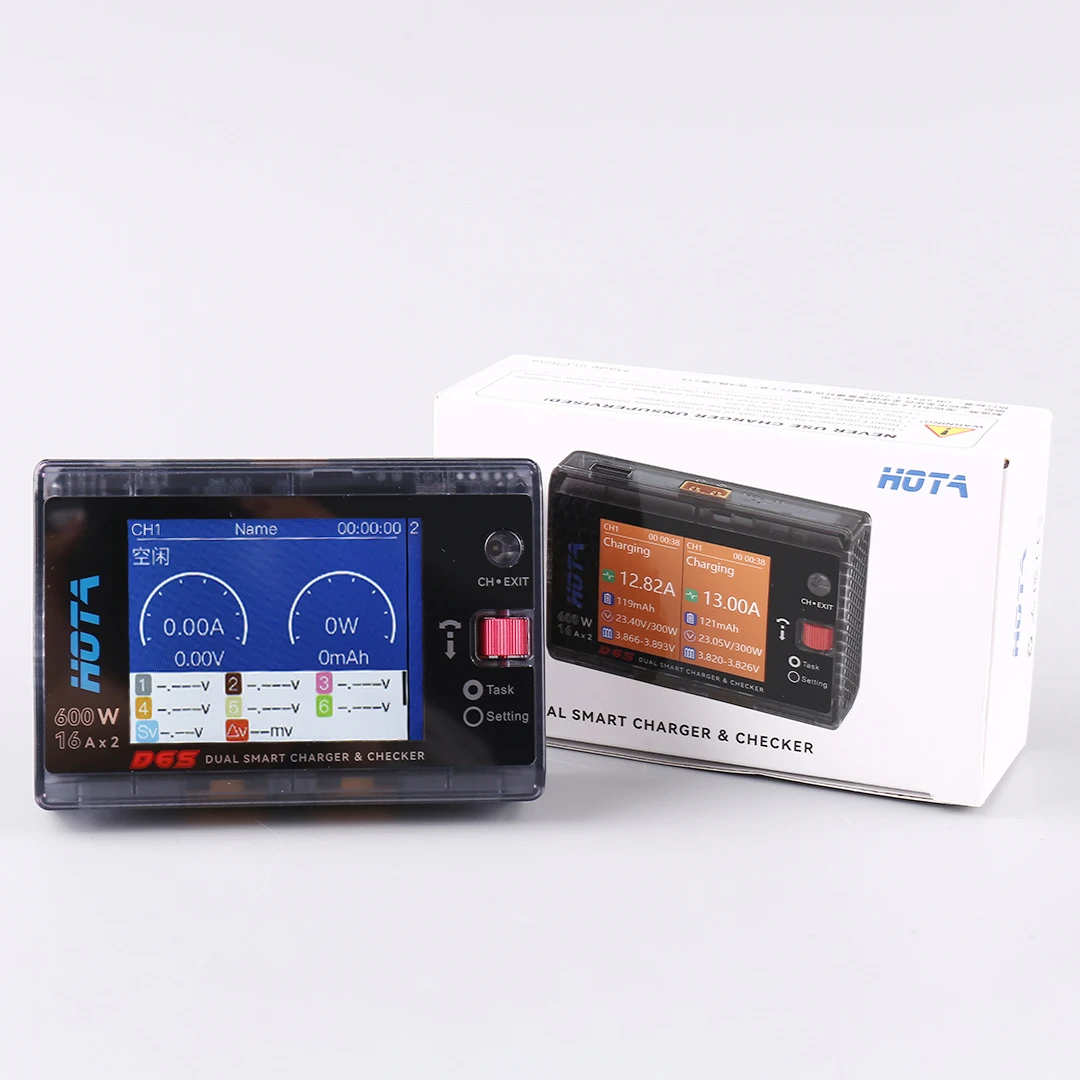HOTA D6S 600W Dual Channel Smart LiPo Balance Charger for RC Car Helicopter Airplane - Fast Intelligent Battery Charging - view 3