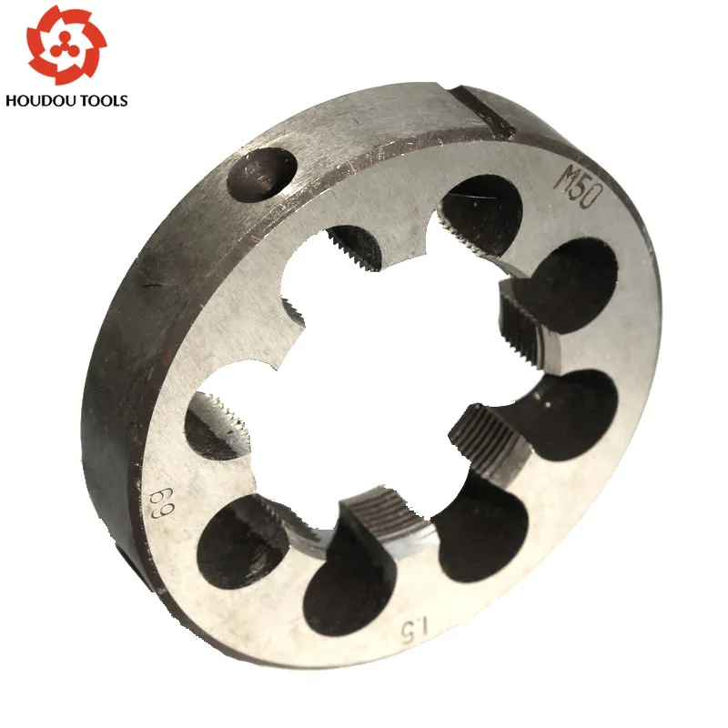 Cost Sale of 9SiCr Made Manual Metric Die M45/M46/M48/M50/M52*1.0/1.5/2.0/3.0/4.5 For Metal Made Workpiece Hand Making Threads