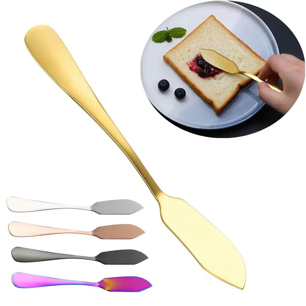 

Steel Rose Gold Butter Cutter Cake Spatula Cream Utensil Baking Tools Breakfast Tool Jam Spreaders Cheese Kitchen Accessories